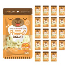 CY요셉트레이딩 프리미요 강아지 치아관리 비스켓 40g, 40개, 칼슘 + 치즈 혼합맛