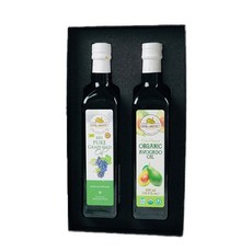 特級初榨冷壓酪梨油+葡萄籽油禮盒組, 1套