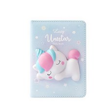 Ruby Koko 柔軟迷你胎教日記本 108 x 153 mm, 1個, 獨角獸