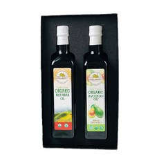 特級初榨酪梨油+初榨糙米油禮盒組, 1套
