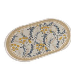 JCP 經典藝術圓形門墊 S, 1個, 花朵