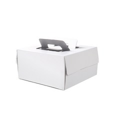 白色基本蛋糕盒 2號, 25個, 單色