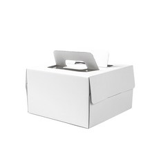 白色基本蛋糕盒 1號, 單一顏色, 25個