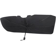 LIFE LANCE 車用防曬傘 遮陽板 遮陽傘 開放式 L, 黑色, 1個