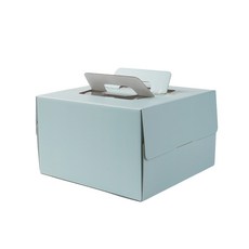 精美冬季雪紡蛋糕盒 2 號, 混色, 25個