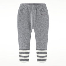 milk mile 童款簡約條紋極致柔軟刷毛內搭長褲