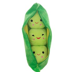해솔 완두콩 캐릭터 바디필로우 애착인형, 그린, 1개