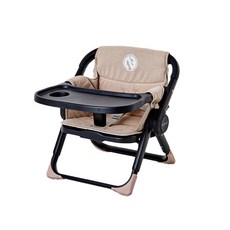 enfix Hybrid+便攜式餐椅, 米色 黑色