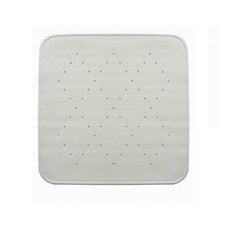 浴室防滑橡膠墊, 白色的, 1件, 1個