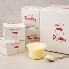 밀키요 커스타드 푸딩, 135g, 8입