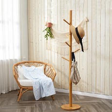 클란츠 원목 스탠드 옷걸이 KR-HWHG