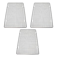 B Home Baking 金屬金色 多用途多功能 長方形冷卻網, 3個