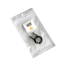 機械式鍵盤吸音材質低噪音半透明矽膠O型環110個 + 拔鍵器1個, 隨機顏色, 單一商品