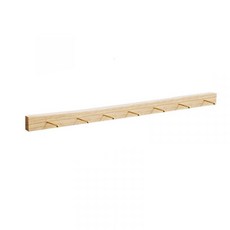 라볼페 상점용 진열 디스플레이 스탠드 선반 못 7개 액세서리 랙 56cm, 혼합색상, 1개