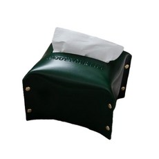 薰衣草 Somnium PU面紙盒, 綠色, 1個