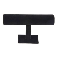 La Bolpe展示架飾品架 24*20cm, 單層黑色法蘭絨, 1個