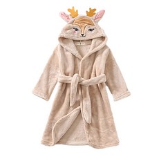 루돌프사슴이 내 샤워가운에 150, 베이지, 1개