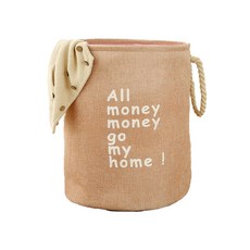 Revernami 圓形水洗洗衣籃 GH76_RD_54, 1個, 粉紅色