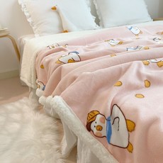 베러바이즈 가을겨울 기모 다목적 밀크 이불