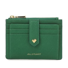 JILLSTUART Logo配色皮革卡夾