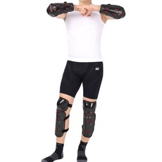 機車騎行用膝蓋手肘護套, 混色, 1套