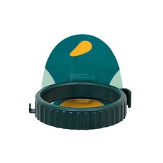 多功能卡通吹風機壁掛式置物架, 1個, 綠色