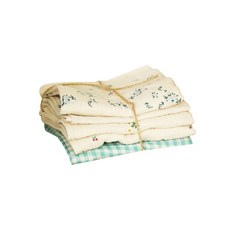 Iwooa 紗布抹布 4種 + 強化素創抹布, 1個