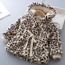 Angel Eye 女童連帽貂絨夾克