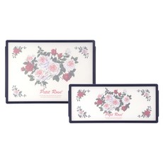 Elly方形砧板 大+寬組, 玫瑰