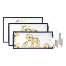 엘리리빙 사각 도마 3종+거치대 세트, 코끼리, 1개
