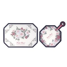 Eli 八角砧板 + 服務迷你套組, 玫瑰