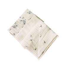 李宇雅夫人紗布抹布藍花+月見草+小張基本套組, 3條