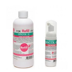 DiSCOL 滴舒口 K泡沫牙膏 50ml+補充容器, 1組