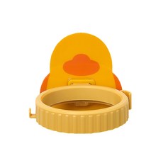 角色吹風機壁掛架, 1個, 黃色