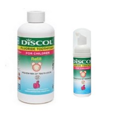DISCOL 滴舒口 泡沫牙膏 50 毫升 + 補充容器, 1套