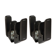 방문손잡이 푸시풀타입 버튼형 블랙 PPL-1701 2종 세트, 1세트