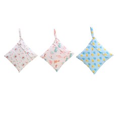 兒童推車尿布收納袋3入組, 鴨子款+西瓜大象款+恐龍款