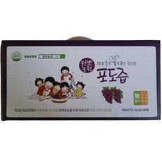 원뽀농원 저온착즙 생포도즙 30p, 1개, 3600ml