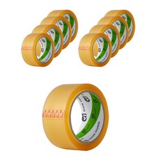 Shin Hung 搬家用膠帶 50m, 9個, 透明