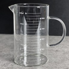 mir 耐熱玻璃手柄燒杯量杯 2入, 單一顏色, 1L, 2個