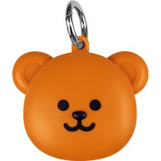 Wiggle Wiggle 攜帶式造型捲尺鑰匙扣 FRABSTMS-002, 泰迪熊, 1個