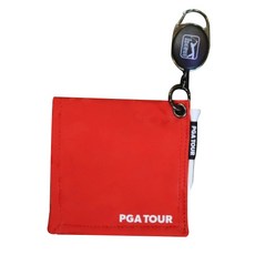 PGA TOUR 迷彩高爾夫捲線巾, 紅色