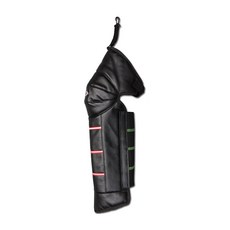 더깔끔 오토바이 방한 보온 무릎보호대, 블랙, 1개