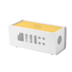 33C 모던 인테리어 멀티탭 정리함 06 투톤 화이트, 1개