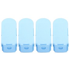 Zibato鞋子節省空間鞋架 藍色 Z1638, 4個