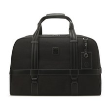 DAKS 高爾夫皮革配色波士頓包 XXX, 黑色 (DGGF1F602BK)