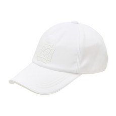 DAKS Golf 高級啞光徽標點帶帽 XXX, 白色 (DGHE1F610WT)