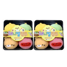 Vanillarushi動物餃子 4入*2組, 隨機發貨