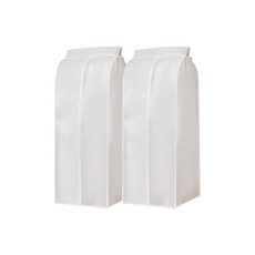 MONACO OLIVE 衣架防塵套 大衣 窄版, 2個, 1入