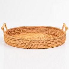 Skyenok Sunny藤編籃 28*28*3, 03 大把手板, 1個